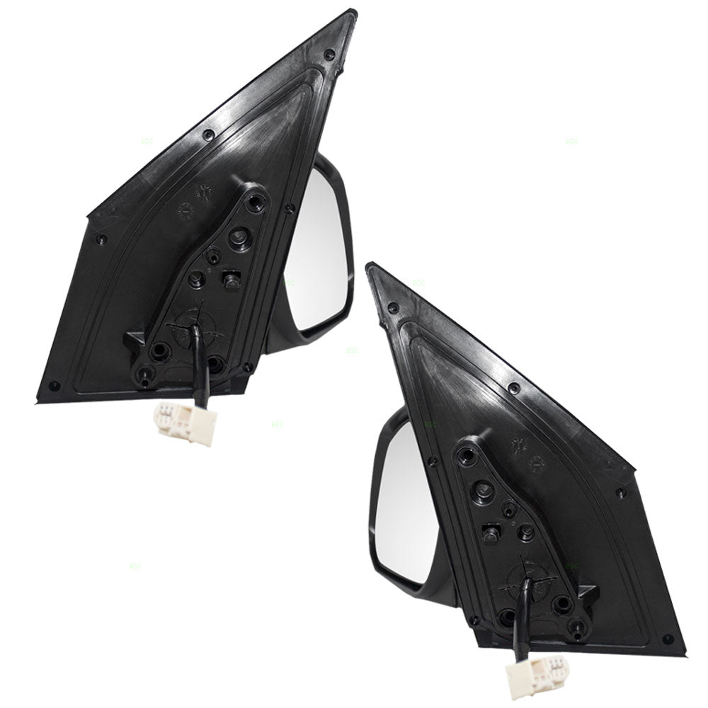Brock Replacement Pair Set Power Side View Mirrorss Non Heated w/o Signal Replacement Compatible with 06-08 RAV4 8794042810 8791042870