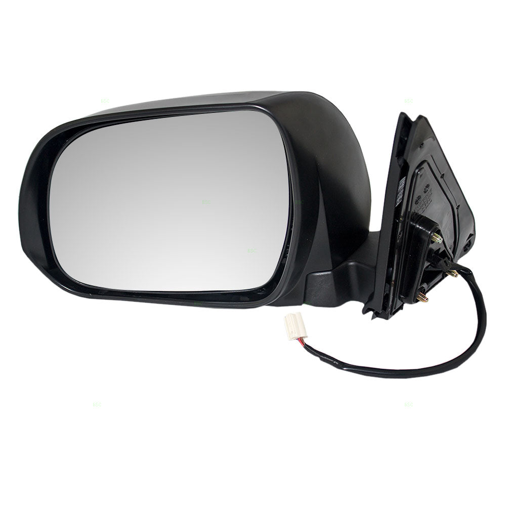 Brock Replacement Drivers Power Side View Mirror Ready-to-Paint Compatible with 08-13 Highlander and Hybrid 87940-48291
