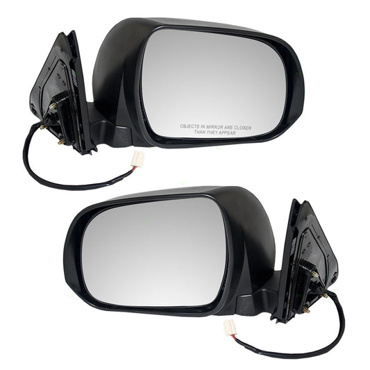 Brock Replacement Driver and Passenger Power Side View Mirrors Ready-to-Paint Compatible with 08-13 Highlander and Hybrid 87940-48291 87910-48341