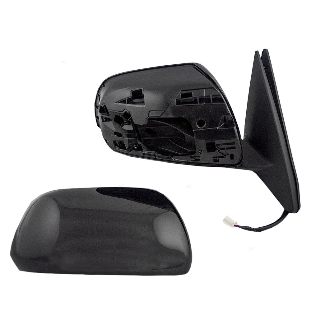 Brock Replacement Passengers Power Side View Mirror Ready-to-Paint Compatible with 08-13 Highlander and Hybrid 87910-48341