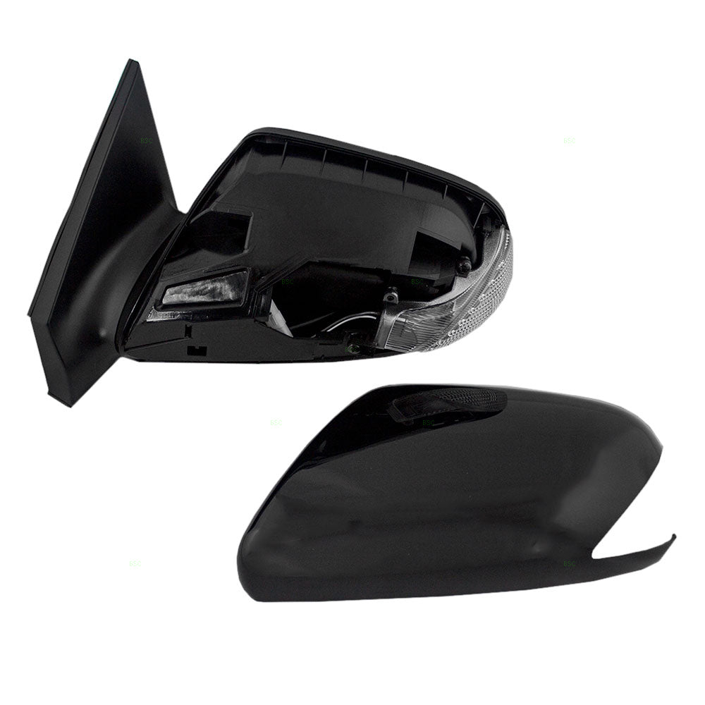 Fits Scion tC 05-10 Drivers Side View Power Mirror Signal Glass w/ Housing