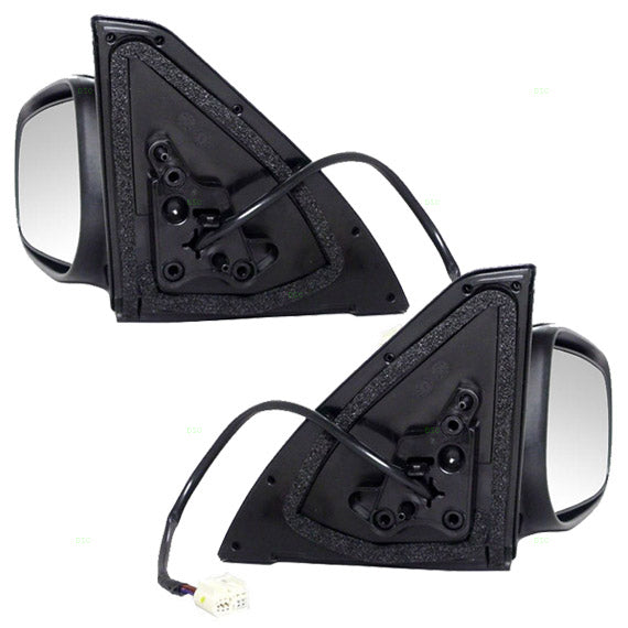 Brock Replacement Driver and Passenger Power Side View Mirrors with Signal Ready-to-Paint Compatible with 2011-2016 tC 87940-21200 87910-21200