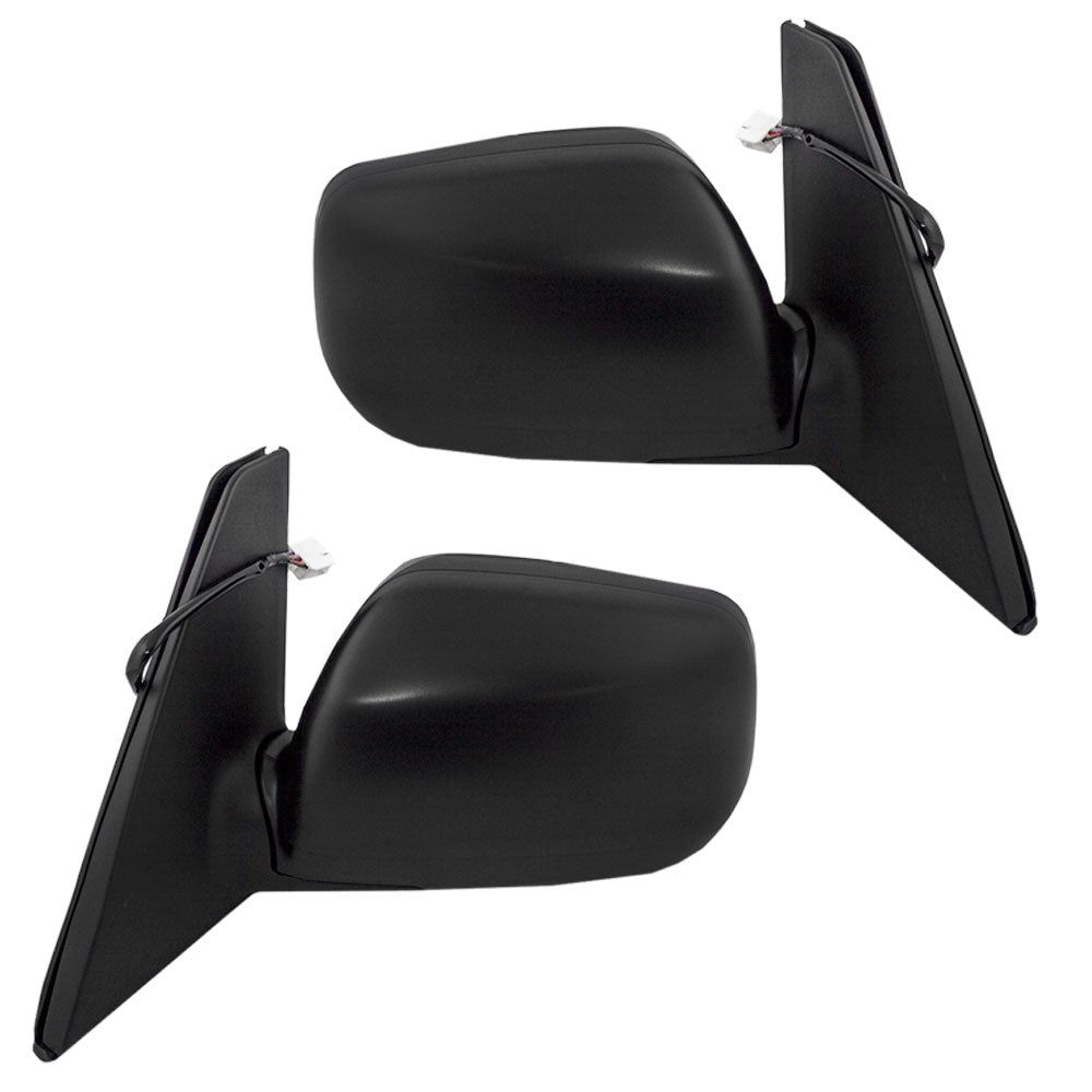 Brock Replacement Driver and Passenger Power Side View Mirrors Ready-to-Paint Compatible with 2001-2005 RAV4 8794042730 87910-42790