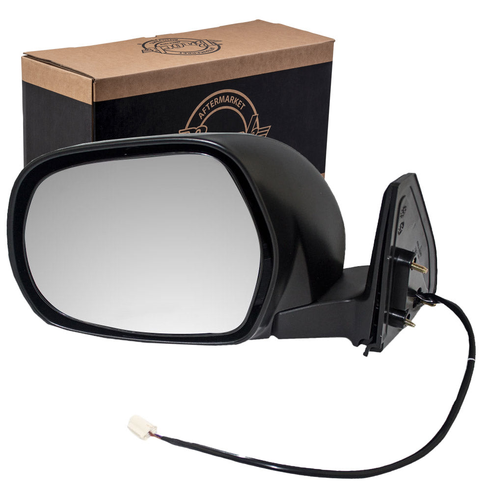 Fits Toyota 4Runner 03-09 Drivers Side View Power Mirror Textured Assembly