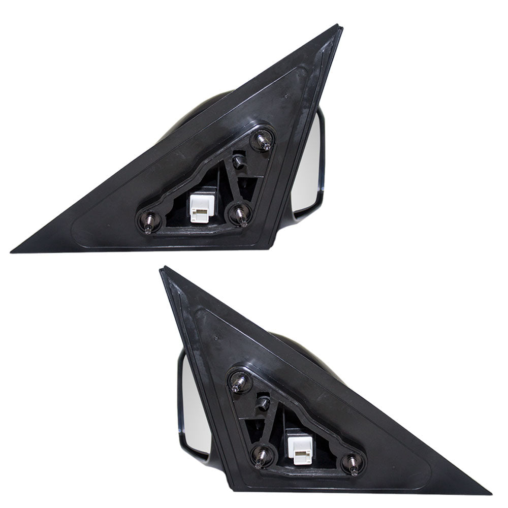 Brock Replacement Driver and Passenger Power Side View Mirrors Ready-to-Paint Compatible with 2007-2011 Camry USA87940-33620-C0 87910-06190-C0