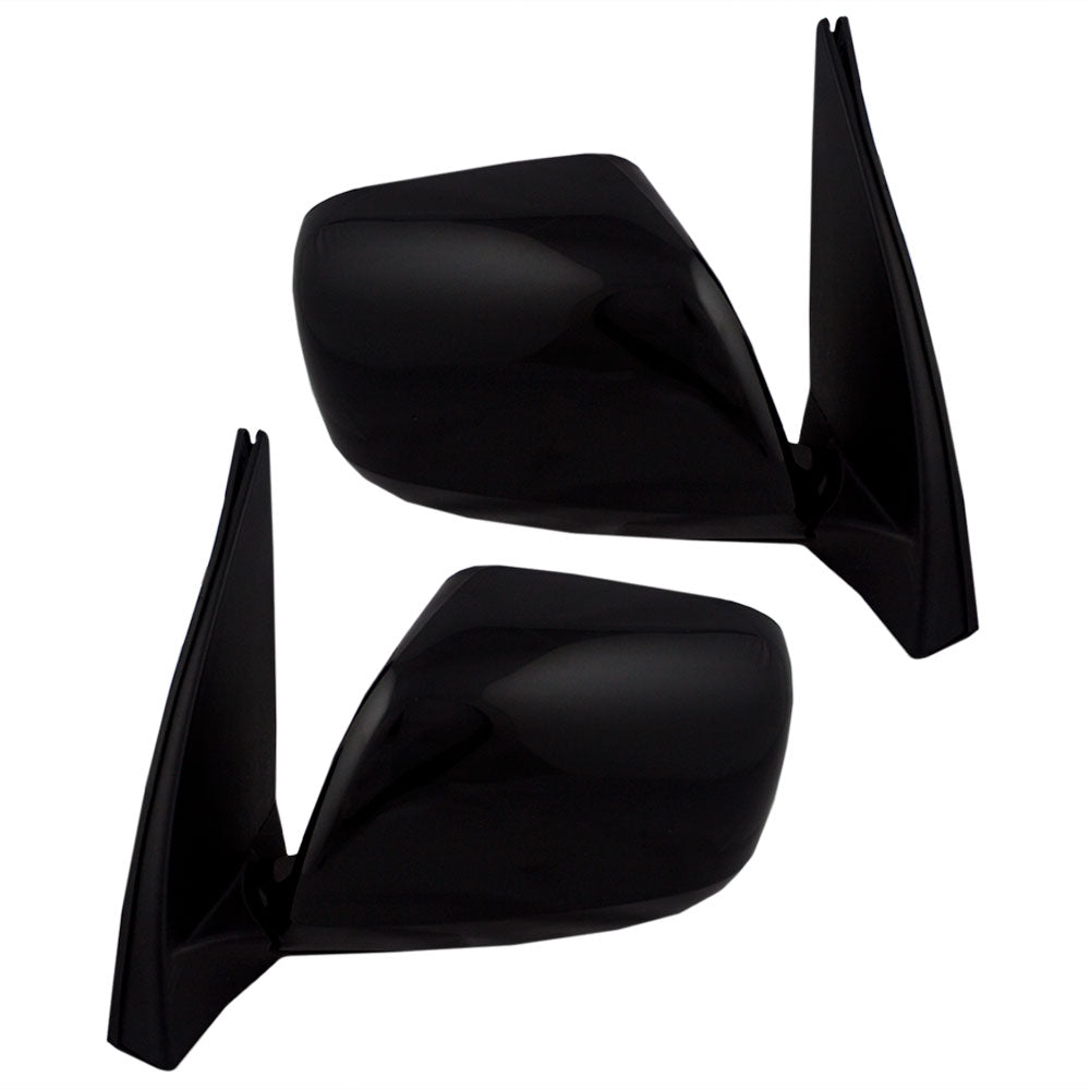 Brock Replacement Driver and Passenger Power Side View Mirrors Ready-to-Paint Compatible with 01-07 Highlander 06-07 Highlander Hybrid SUV 8794048150C0 8791048150C0