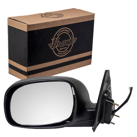 Brock Replacement Drivers Power Side View Mirror Ready-to-Paint Compatible with 03-06 Tundra 01-07 Sequoia 87940-0C060-C0