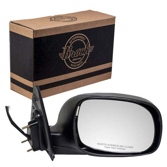 Brock Replacement Passengers Power Side View Mirror Ready-to-Paint Compatible with 03-06 Tundra 01-07 Sequoia 87910-0C060-C0