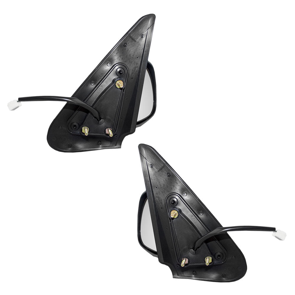 Brock Replacement Driver and Passenger Power Side View Mirrors Ready-to-Paint Compatible with 03-06 Tundra 01-07 Sequoia 87940-0C060-C0 87910-0C060-C0