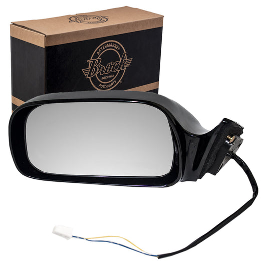 Fits 99-03 Toyota Solara Drivers Side View Power Mirror Glass w/ Housing