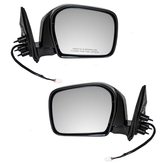 Fits Toyota Tacoma Truck 00-04 Set of Side View Power Mirrors Glass w/ Housing