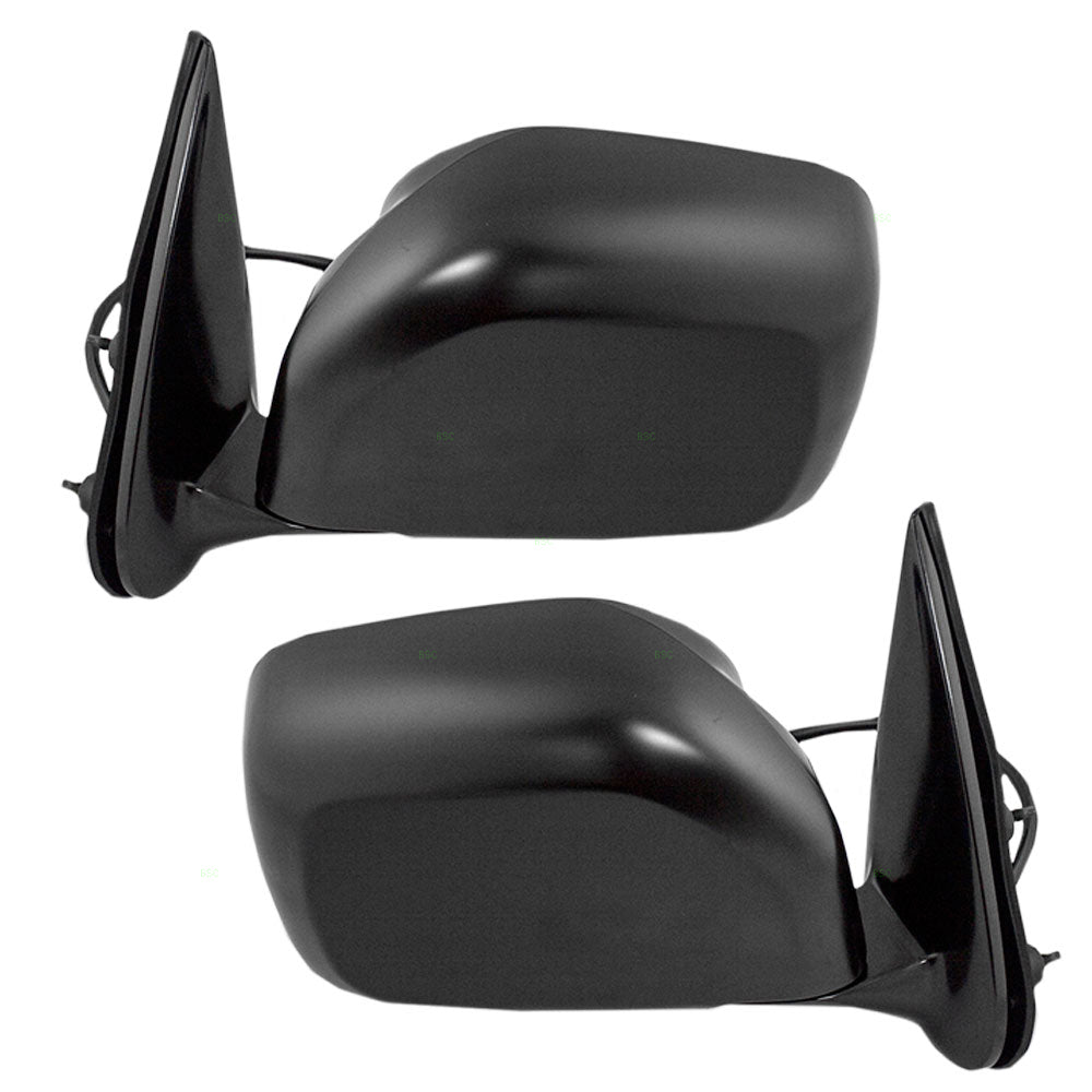 Fits Toyota Tacoma Truck 00-04 Set of Side View Power Mirrors Glass w/ Housing