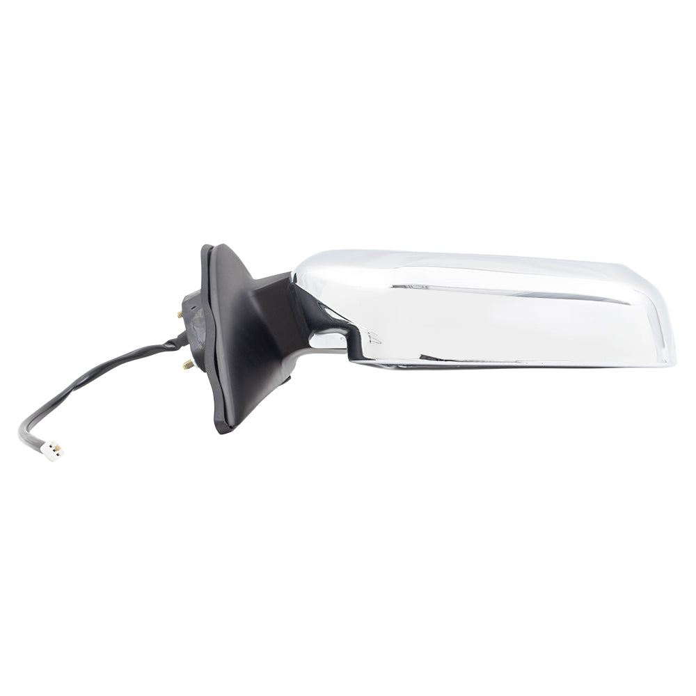 Brock Replacement Driver and Passenger Power Side View Mirrors with Chrome Compatible with 00-04 Tacoma Pickup Truck 87940-35751 87910-35840