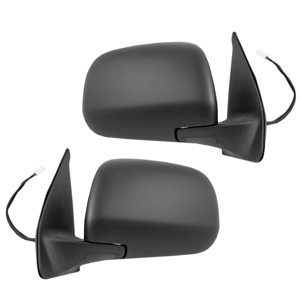Brock Replacement Driver and Passenger Power Side View Mirrors Ready-to-Paint Compatible with 05-11 Tacoma Pickup Truck 87940-04190-C0 87910-04180-C0