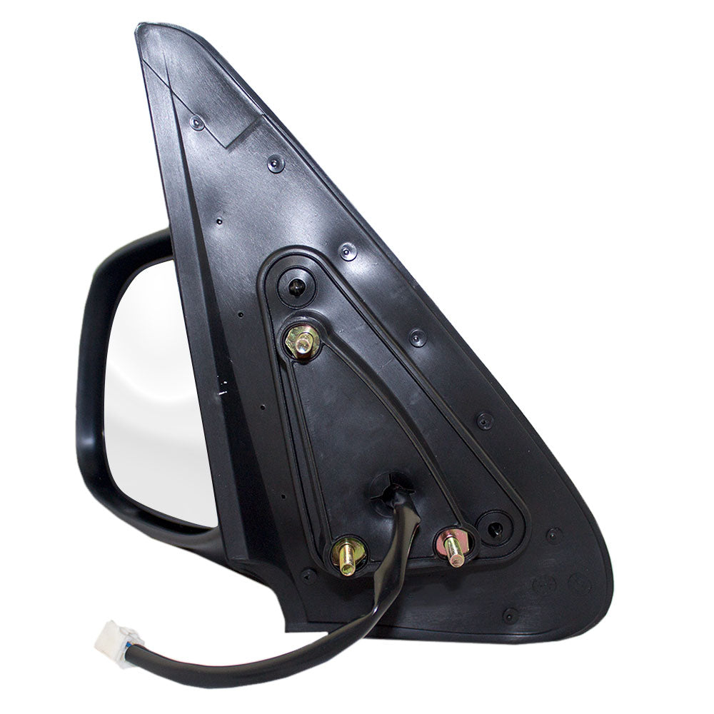 Brock Replacement Drivers Power Side View Mirror with Chrome Compatible with 03-06 Tundra 01-07 Sequoia 87940-0C080