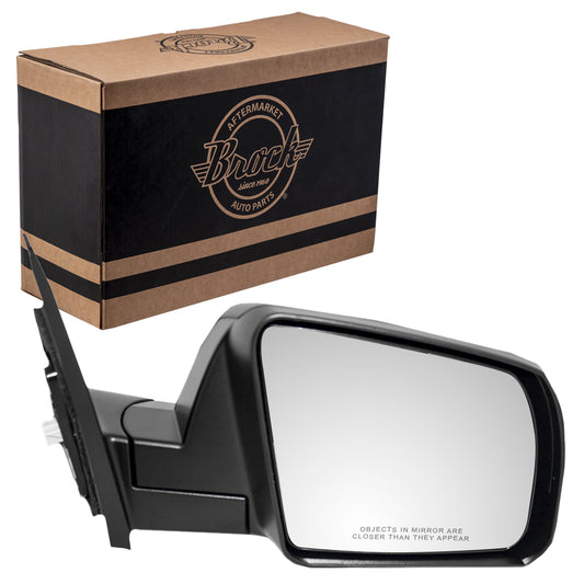 Fits Toyota Sequoia Tundra Truck Passengers Side Power Textured Mirror Assembly
