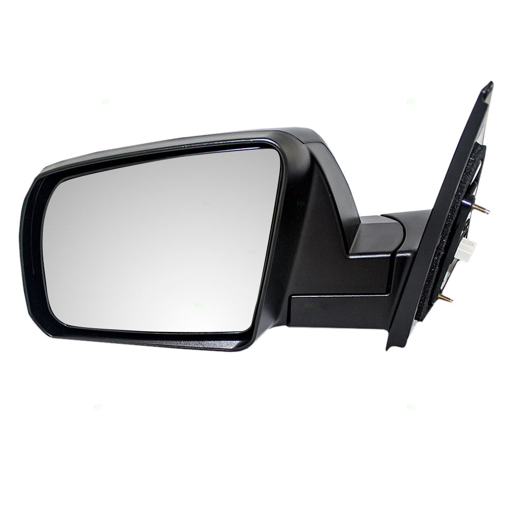 Brock Replacement Drivers Power Side View Mirror Heated Textured Compatible with 07-13 Tundra 08-13 Sequoia 87940-0C181
