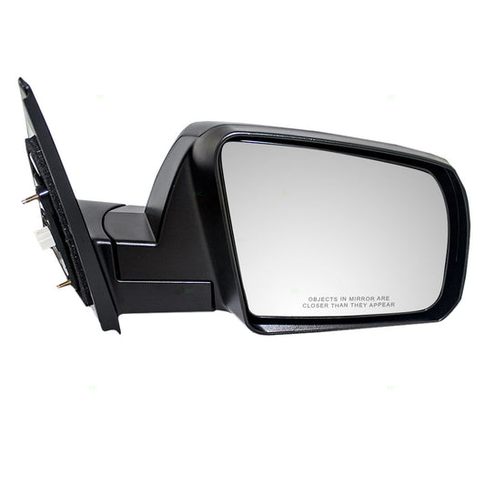 Brock Replacement Passengers Power Side View Mirror Heated Textured Compatible with 07-13 Tundra 08-13 Sequoia 87910-0C181