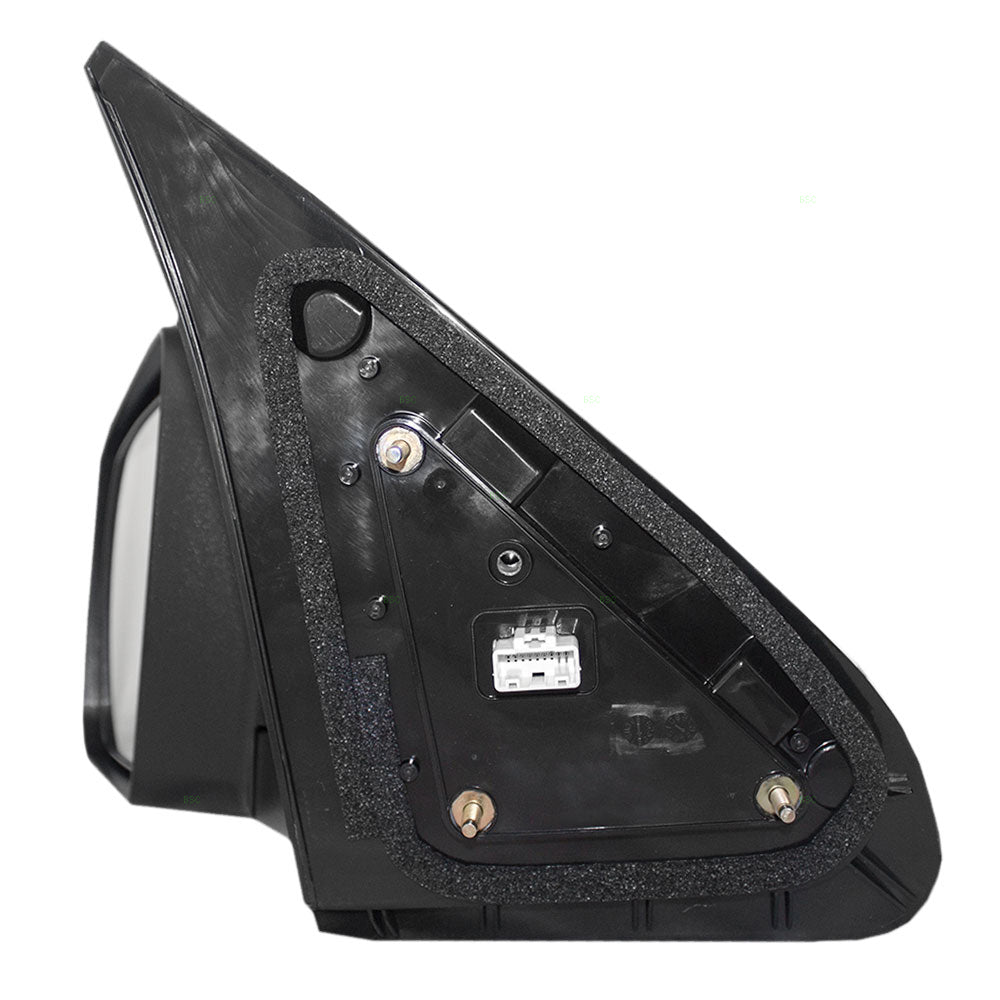 Brock Replacement Drivers Power Side View Mirror Heated Textured Compatible with 07-13 Tundra 08-13 Sequoia 87940-0C181