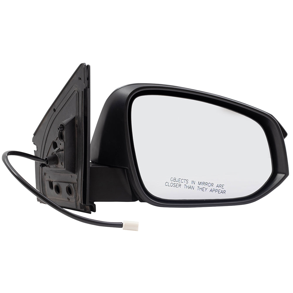 Brock Replacement Passengers Power Side View Mirror Compatible with 2015 RAV4 87910-0R160 879100R160