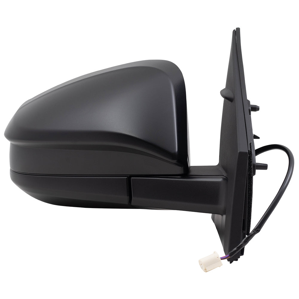 Brock Replacement Pair Set Power Side View Mirrors Spotter Glass Textured Compatible with 2016-2018 RAV4 879400R210 879100R200 87940-0R210 87910-0R200