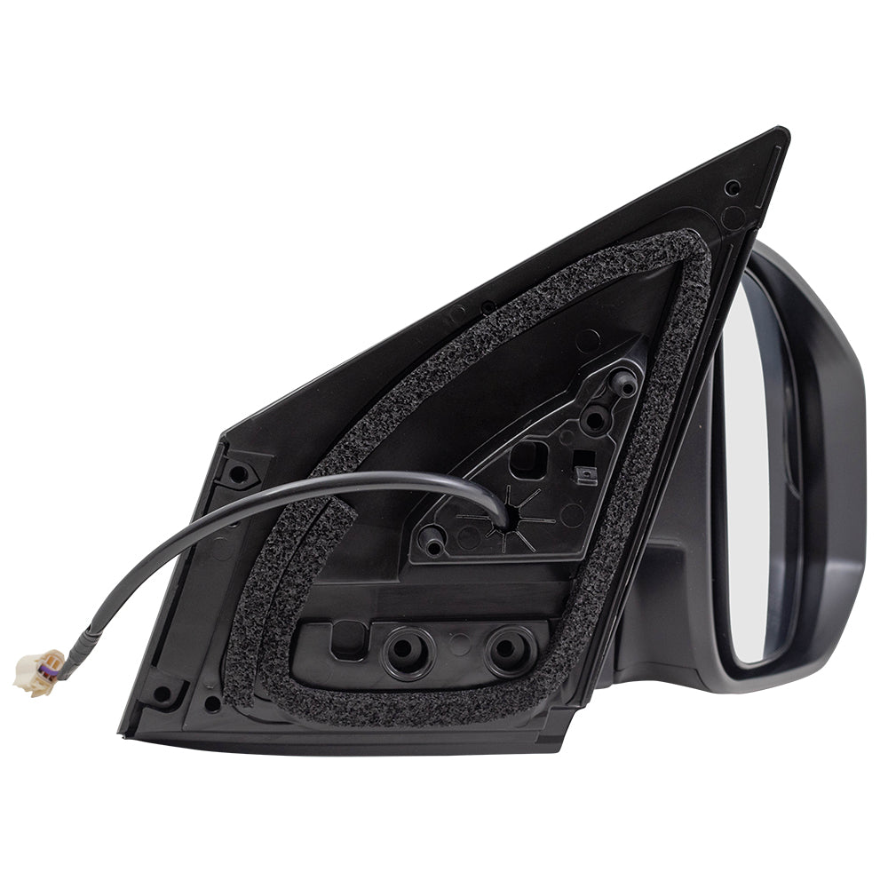 Brock Replacement Pair Set Power Side View Mirrors Spotter Glass Textured Compatible with 2016-2018 RAV4 879400R210 879100R200 87940-0R210 87910-0R200