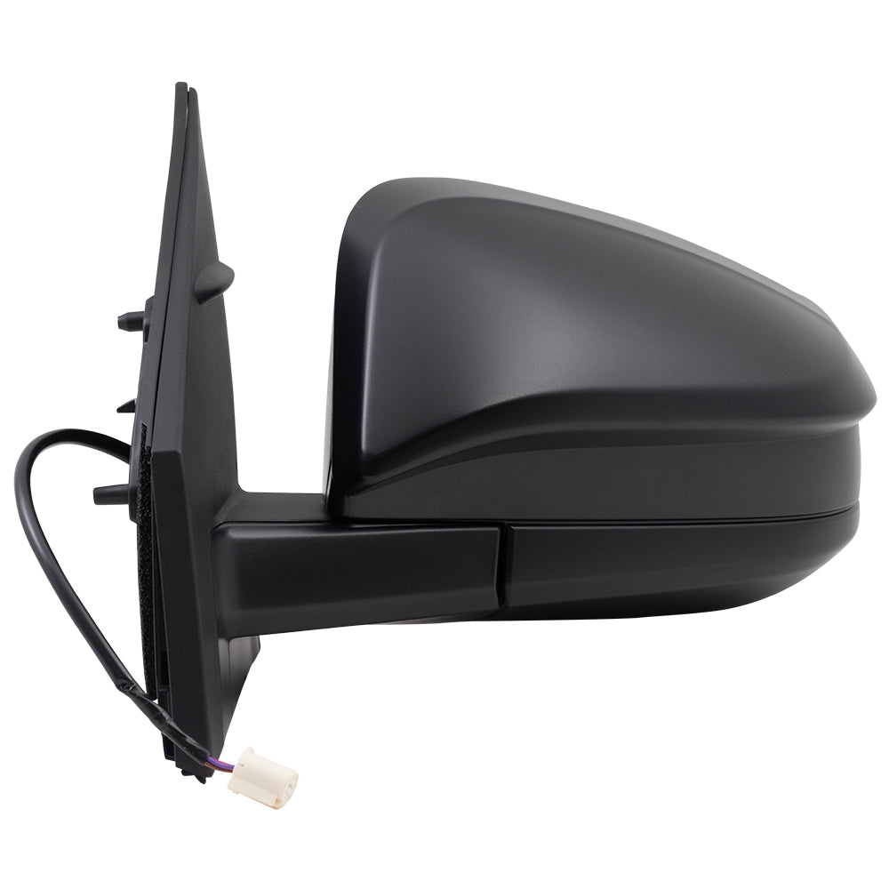 Brock Replacement Power Side View Mirror Driver Spotter Glass Textured Compatible with 2016-2018 RAV4 879400R210 87940-0R210
