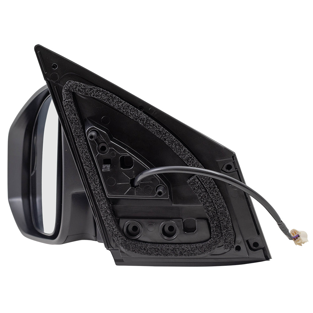 Brock Replacement Power Side View Mirror Driver Spotter Glass Textured Compatible with 2016-2018 RAV4 879400R210 87940-0R210