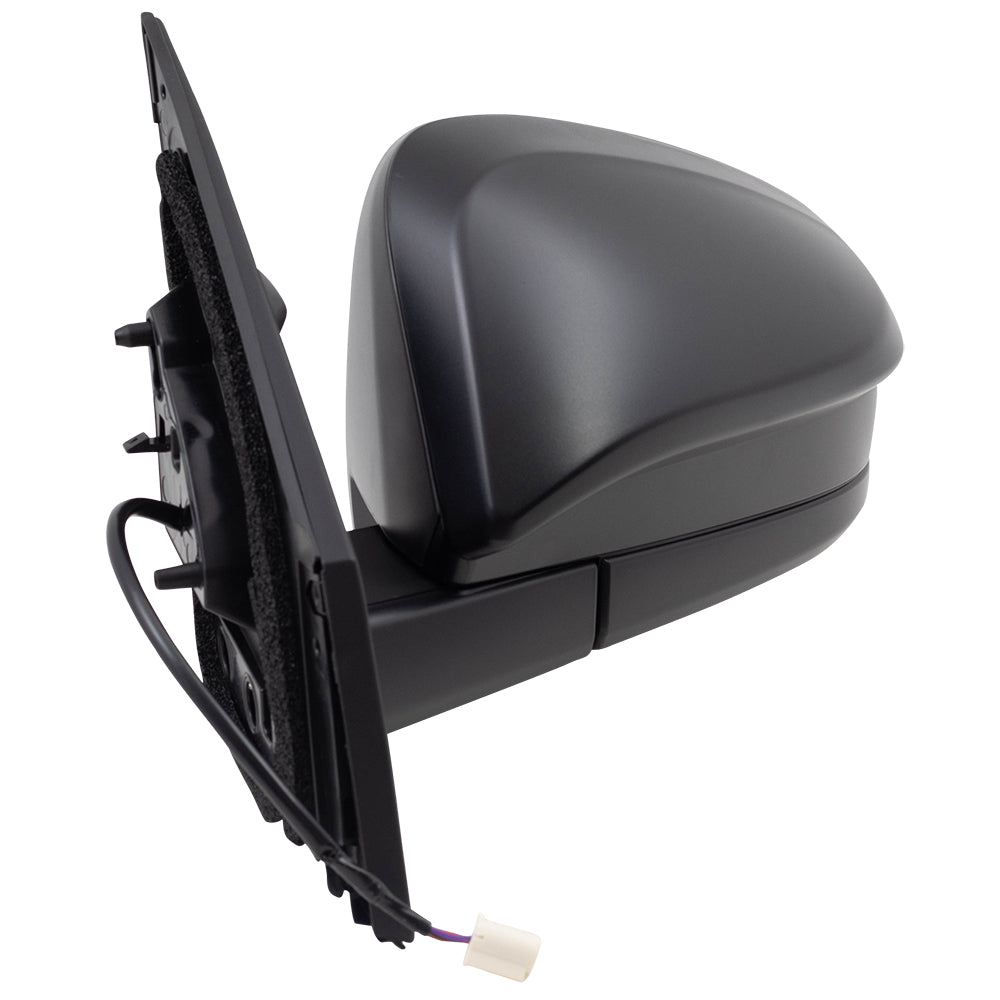 Brock Replacement Power Side View Mirror Driver Spotter Glass Textured Compatible with 2016-2018 RAV4 879400R210 87940-0R210