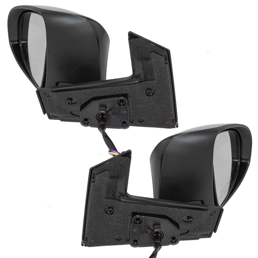 Brock Replacement Pair Set Power Side View Mirrors w/ Signal Left + Right Compatible with 12-18 Prius C 8794552170C0 8791052E10