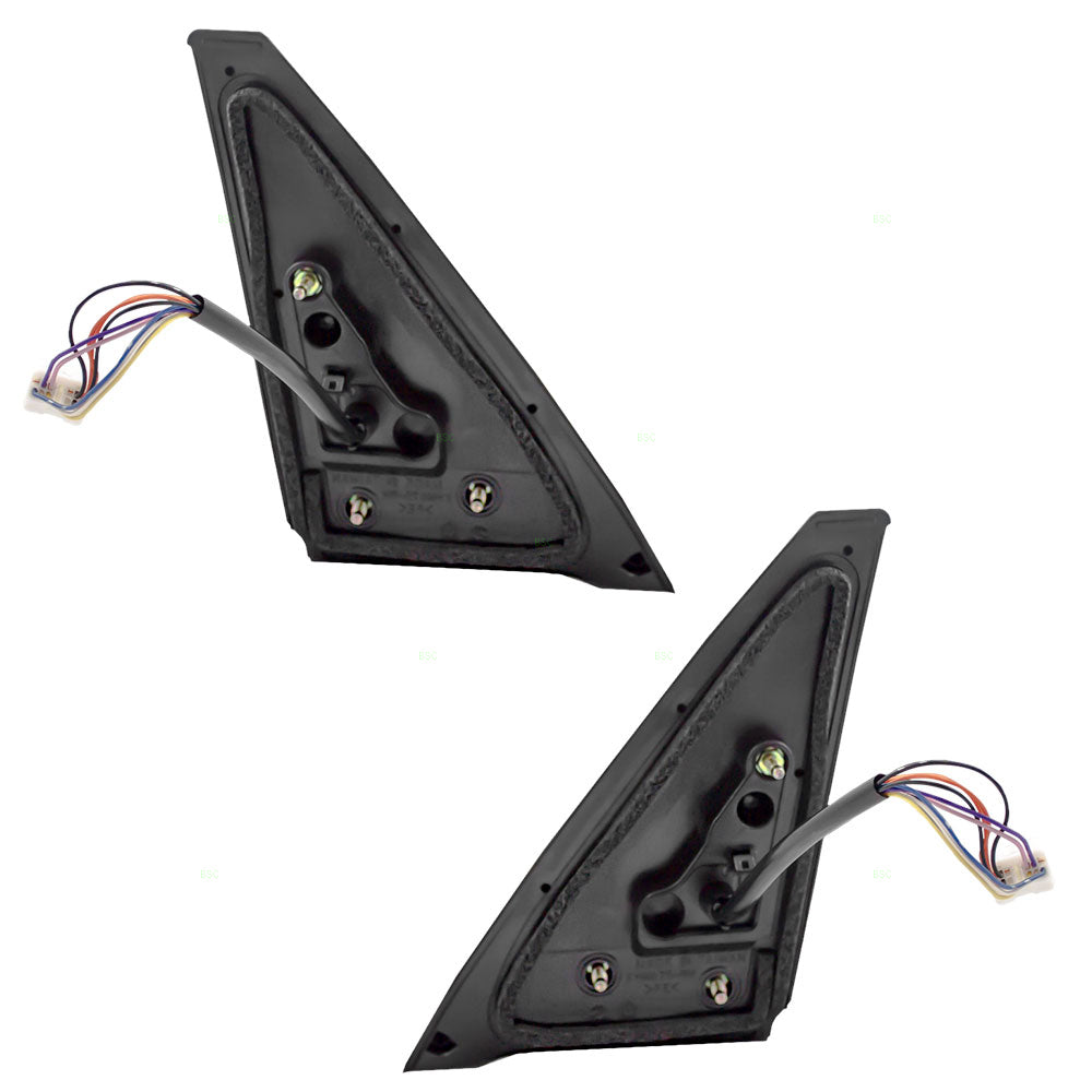 Brock Replacement Pair Set Power Side View Mirrors Heated Signal Puddle Lamp Compatible with 2014-2016 4Runner SUV 87945-42160-C0 87910-35C00