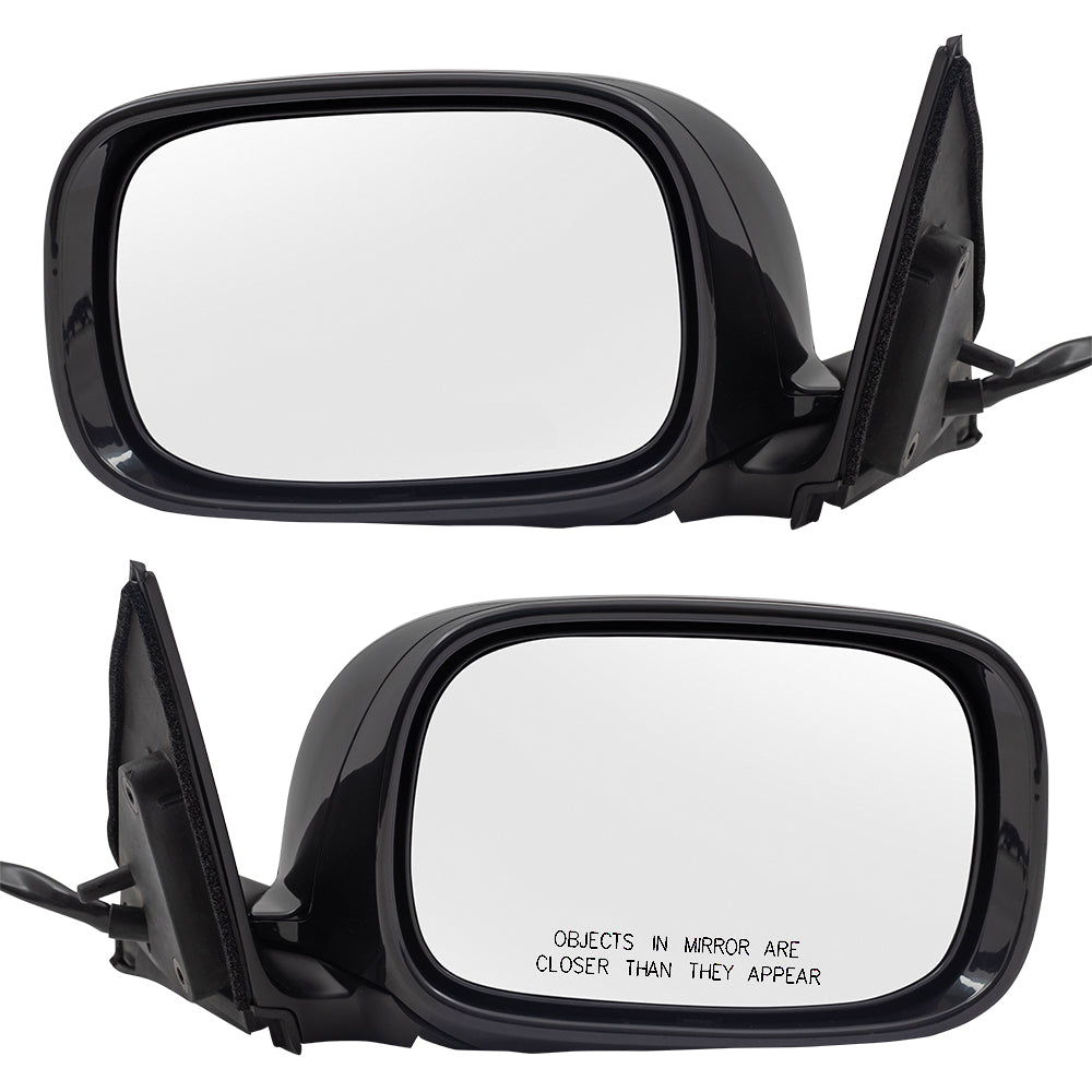 Brock Replacement Pair Side Mirrors GS430 Driver and Passenger Power Folding Set Heated Memory Puddle Lamp Compatible with 2006-2007 GS430 8790630300C0 8790130240C0