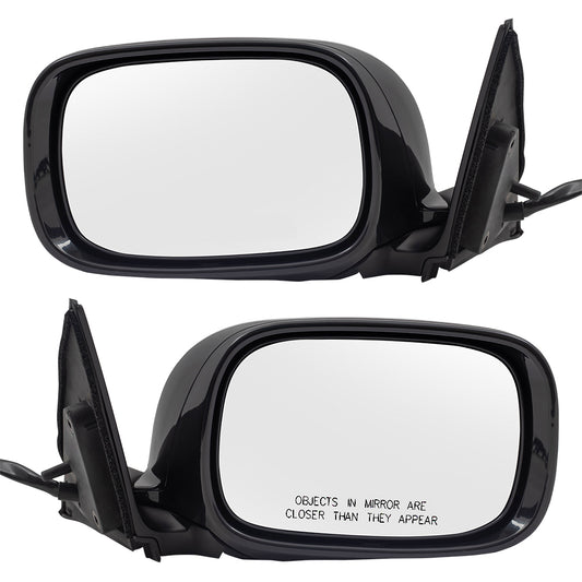 Brock Replacement Pair Side Mirrors GS430 Driver and Passenger Power Folding Set Heated Memory Puddle Lamp Compatible with 2006-2007 GS430 8790630300C0 8790130240C0