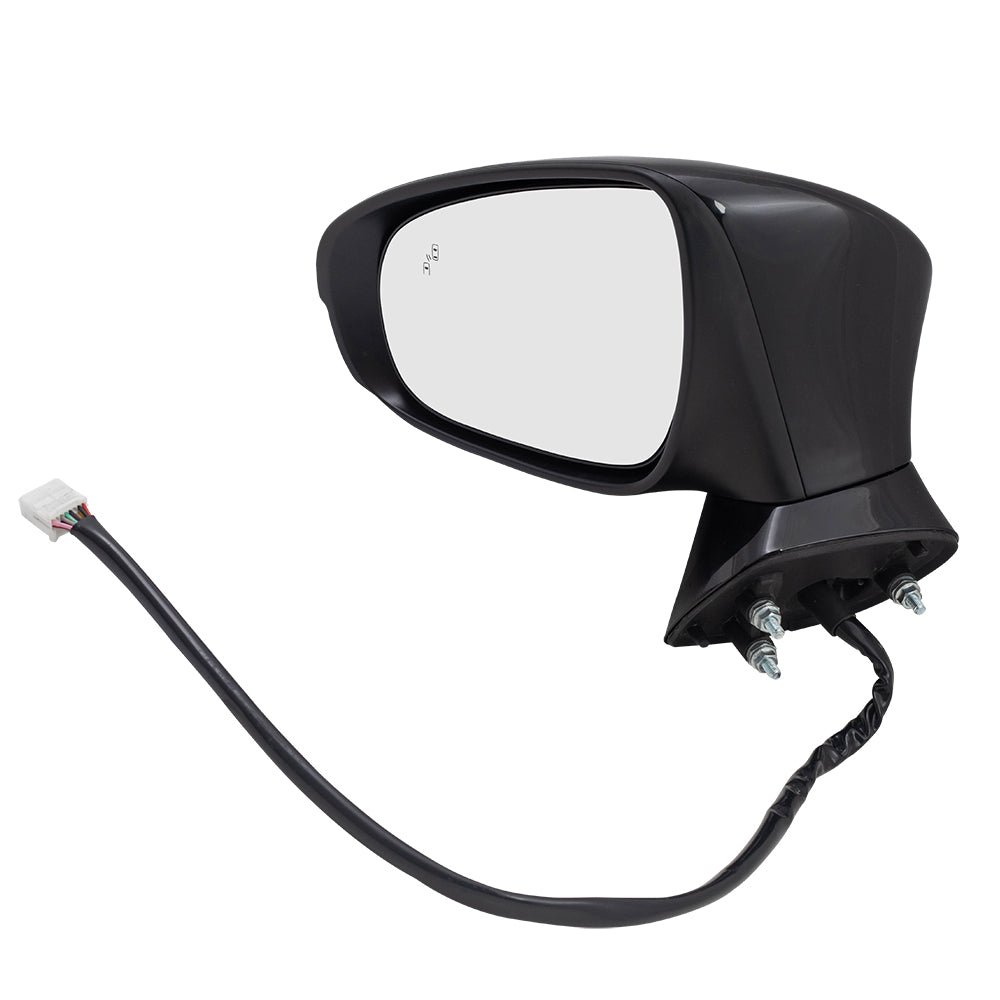 Brock Replacement Side Mirror Drivers Power Heated Signal Memory Puddle Lamp Blind Spot Detection Compatible with 2013-2018 GS350 GS450h 8794030D41C0 87940-30D41-C0