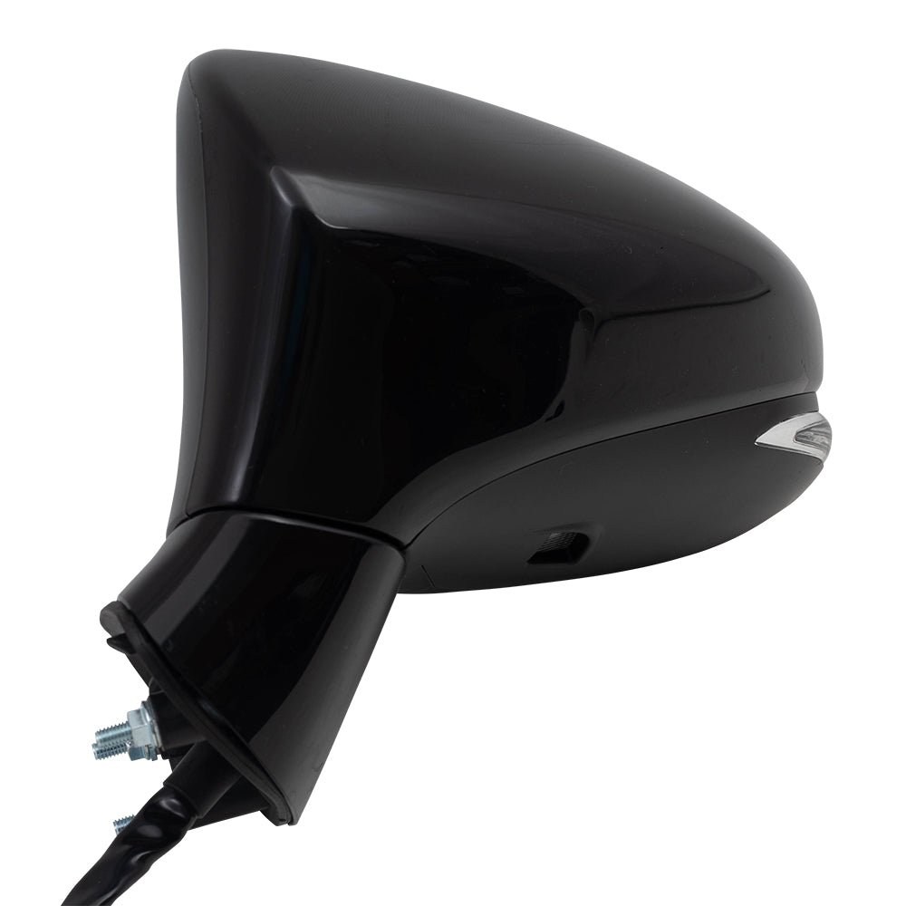 Brock Replacement Side Mirror Drivers Power Folding Heated Signal Puddle Lamp Blind Spot Detection Compatible with 2014-2018 GS350 GS450h 8794030F10C0 87940-30F10-C0