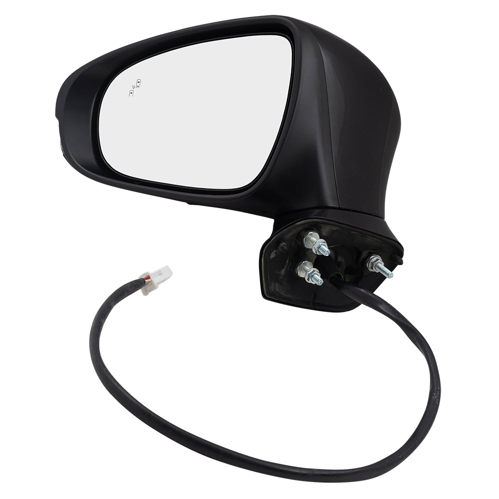 Brock Replacement Power Mirror Drivers Side Heated Signal Memory Puddle Lamp Blind Spot Detection Manual Folding Compatible with 2013-2015 ES350 ES300h 8794033B31C0