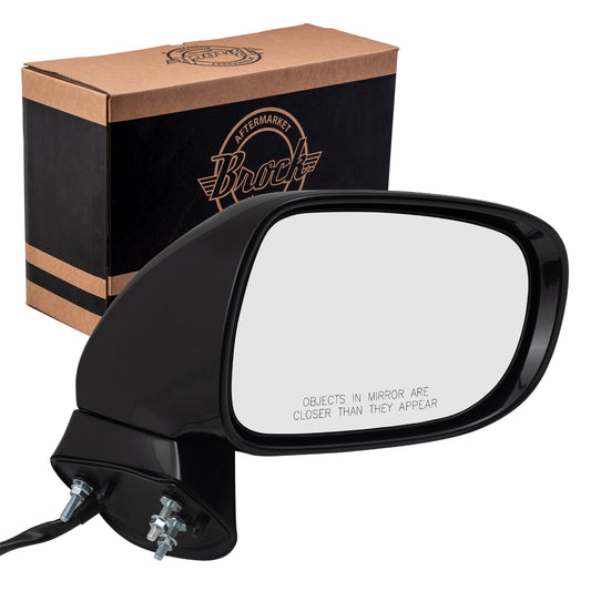 Brock Replacement Side Mirror Passengers Power Heated Memory Puddle Lamp Compatible with 2007 ES350 87901-33111-C0