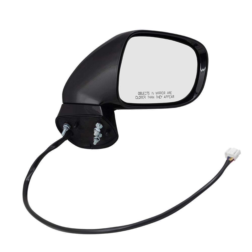 Brock Replacement Side Mirror Passengers Power Heated Memory Puddle Lamp Compatible with 2007 ES350 87901-33111-C0