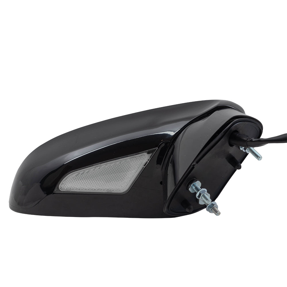 Brock Replacement Side Mirror Passengers Power Heated Memory Puddle Lamp Compatible with 2007 ES350 87901-33111-C0