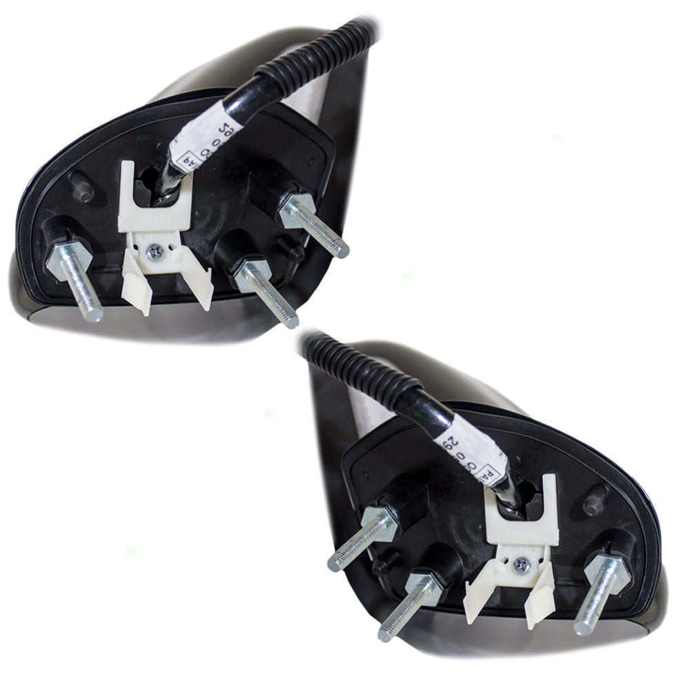Brock Replacement Driver and Passenger Power Side View Mirrors Heated Puddle Lamp Compatible with IS250 IS350 87940-53241-C0 87910-53241-C0