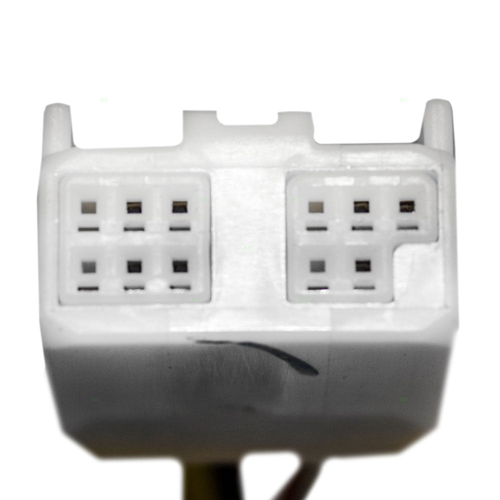 Brock Replacement Driver and Passenger Power Side View Mirrors Heated Puddle Lamp Compatible with IS250 IS350 87940-53241-C0 87910-53241-C0