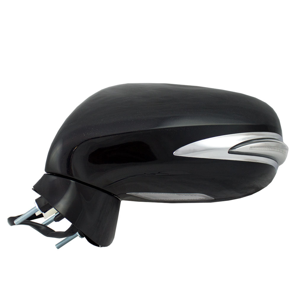 Brock Replacement Drivers Power Side View Mirror Heated Signal Puddle Lamp Compatible with 2009-2013 IS250 IS350 87940-53401-C0