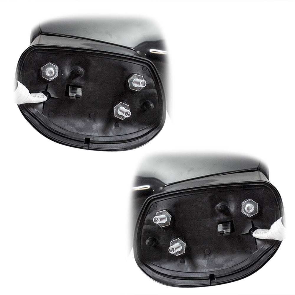 Brock Replacement Pair Set Power Side View Mirrors Heated Memory Puddle Lamp Compatible with 08-09 ES350 87906-33140-C0 87901-33140-C0