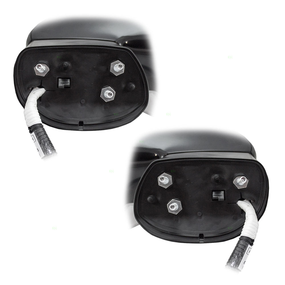Brock Replacement Pair Set Power Side View Mirrors Heated Signal Memory Puddle Lamp Compatible with 10-12 ES350 87940-33841-C0 87910-33881-C0