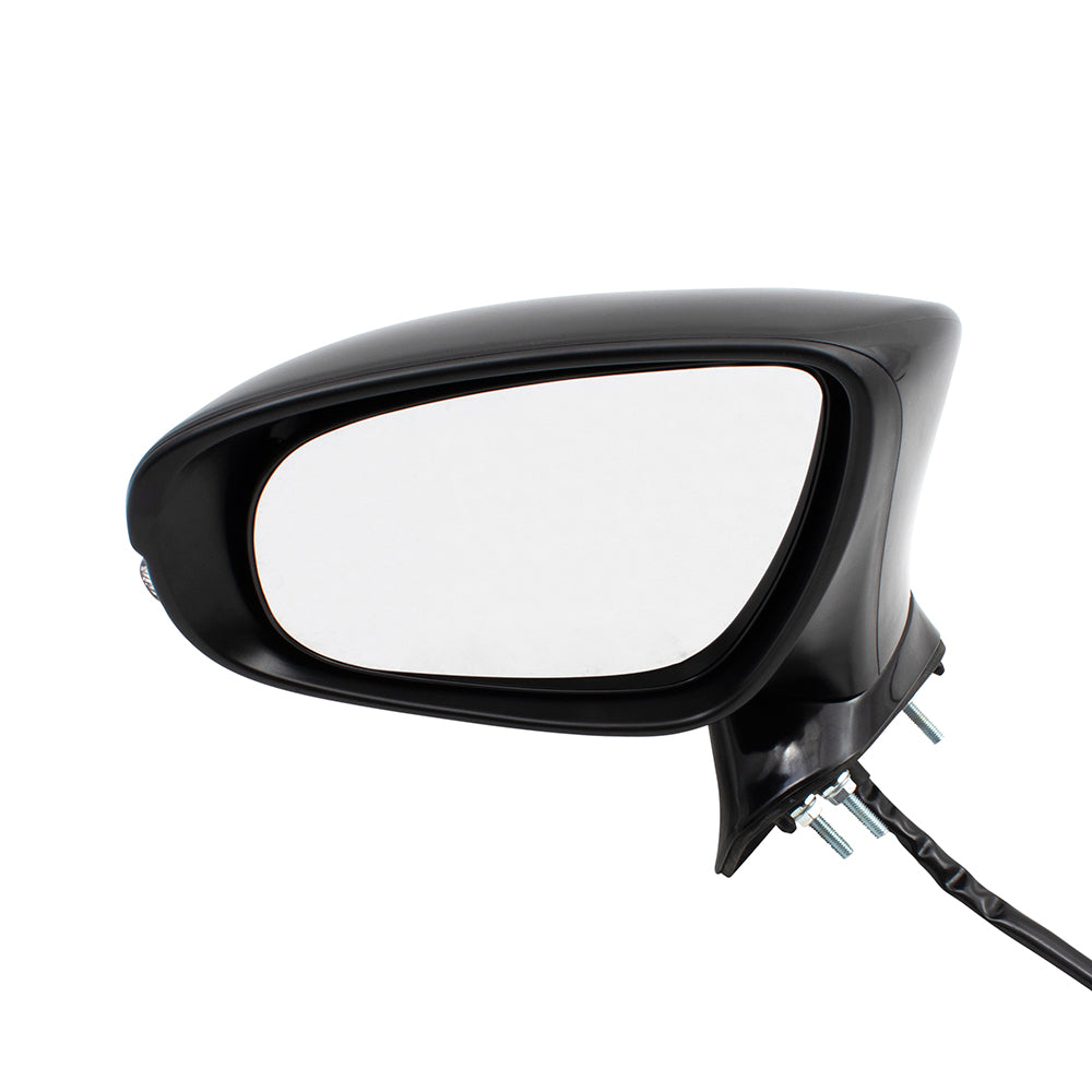 Brock Replacement Drivers Power Side View Mirror Heated Signal Memory Puddle Lamp Left Compatible with 13-18 ES350 ES300h 8794033A81C0