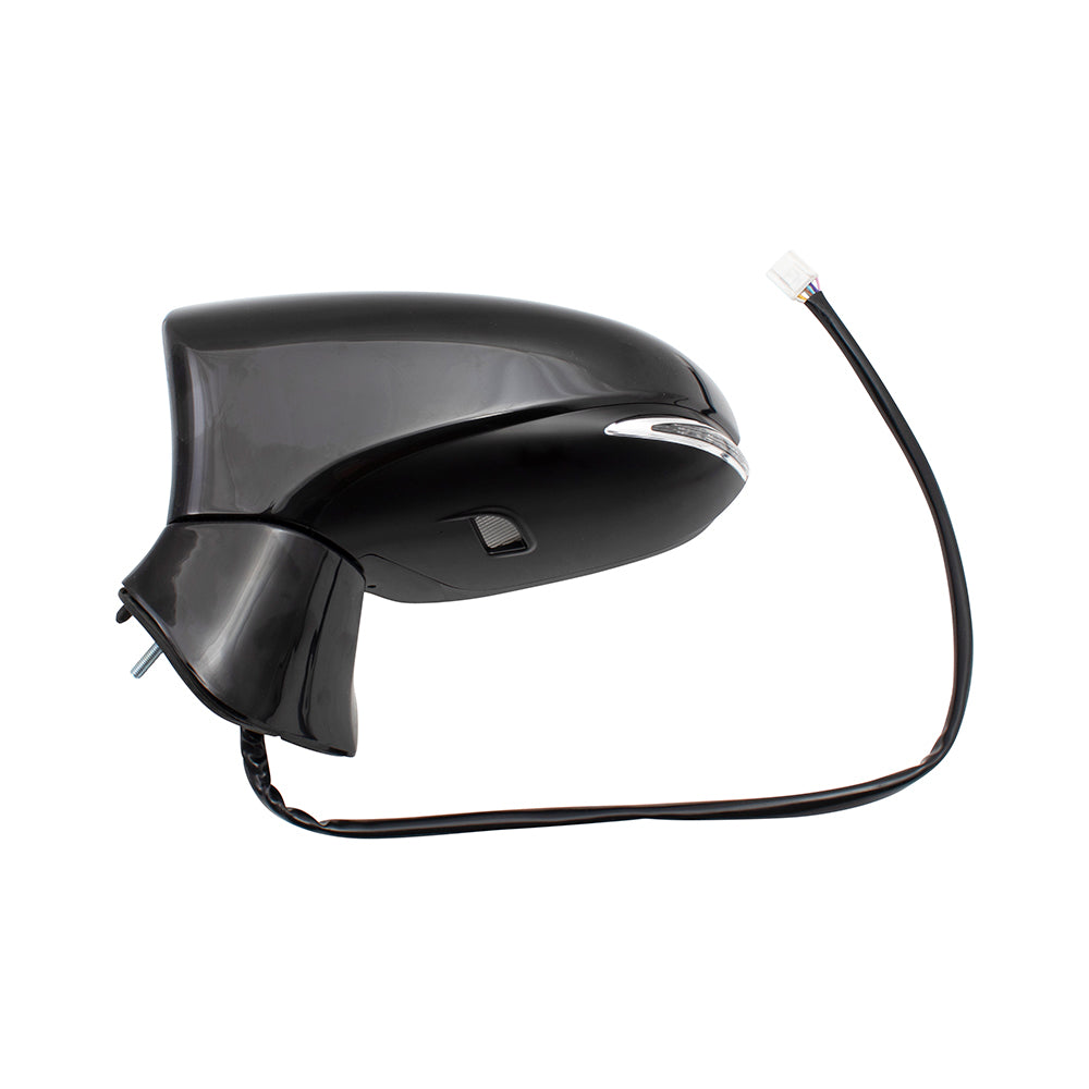 Brock Replacement Drivers Power Side View Mirror Heated Signal Memory Puddle Lamp Left Compatible with 13-18 ES350 ES300h 8794033A81C0