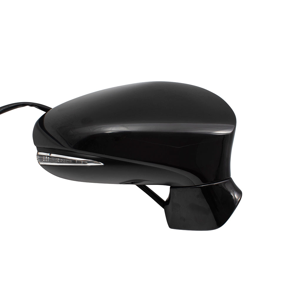 Brock Replacement Drivers Power Side View Mirror Heated Signal Memory Puddle Lamp Left Compatible with 13-18 ES350 ES300h 8794033A81C0