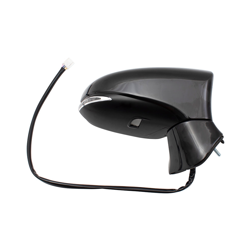 Brock Replacement Passengers Power Side View Mirror Heated Signal Memory Puddle Lamp Compatible with 2013-2018 ES350 ES300h 8791033A91C0