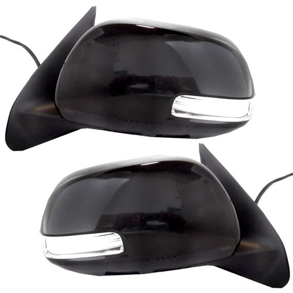 Brock Replacement Driver and Passenger Power Side View Mirrors w/ Signal Compatible with 2012-2015 Tacoma Pickup Truck 87940-04211 87910-04191