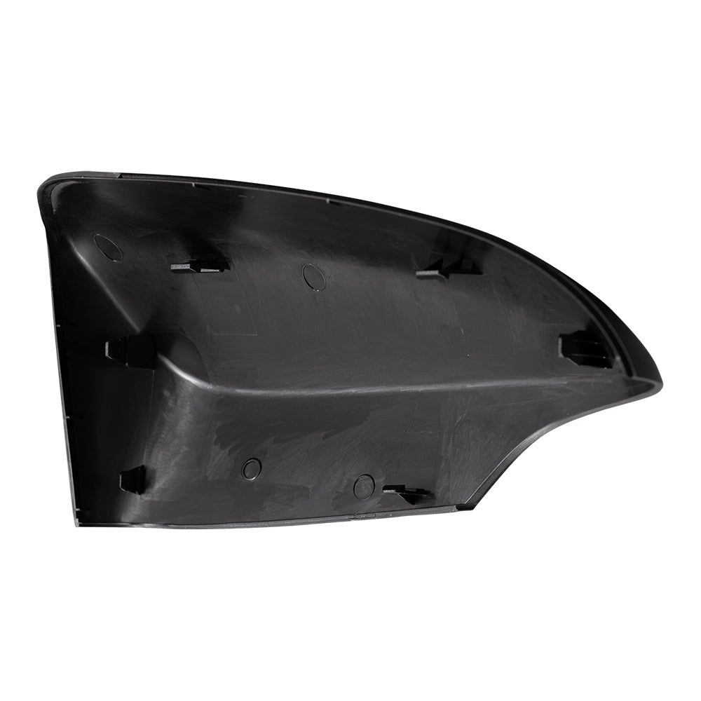 Brock Aftermarket Replacement Part Driver & Passenger Side Mirror Covers Set Paint to Match Black with Signal Compatible with 2014-2019 Toyota Corolla